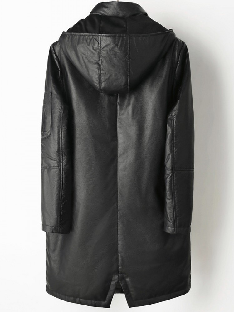 Winter Men Warm Cowhide Genuin - Leather Work Jacket Mens recension och pris