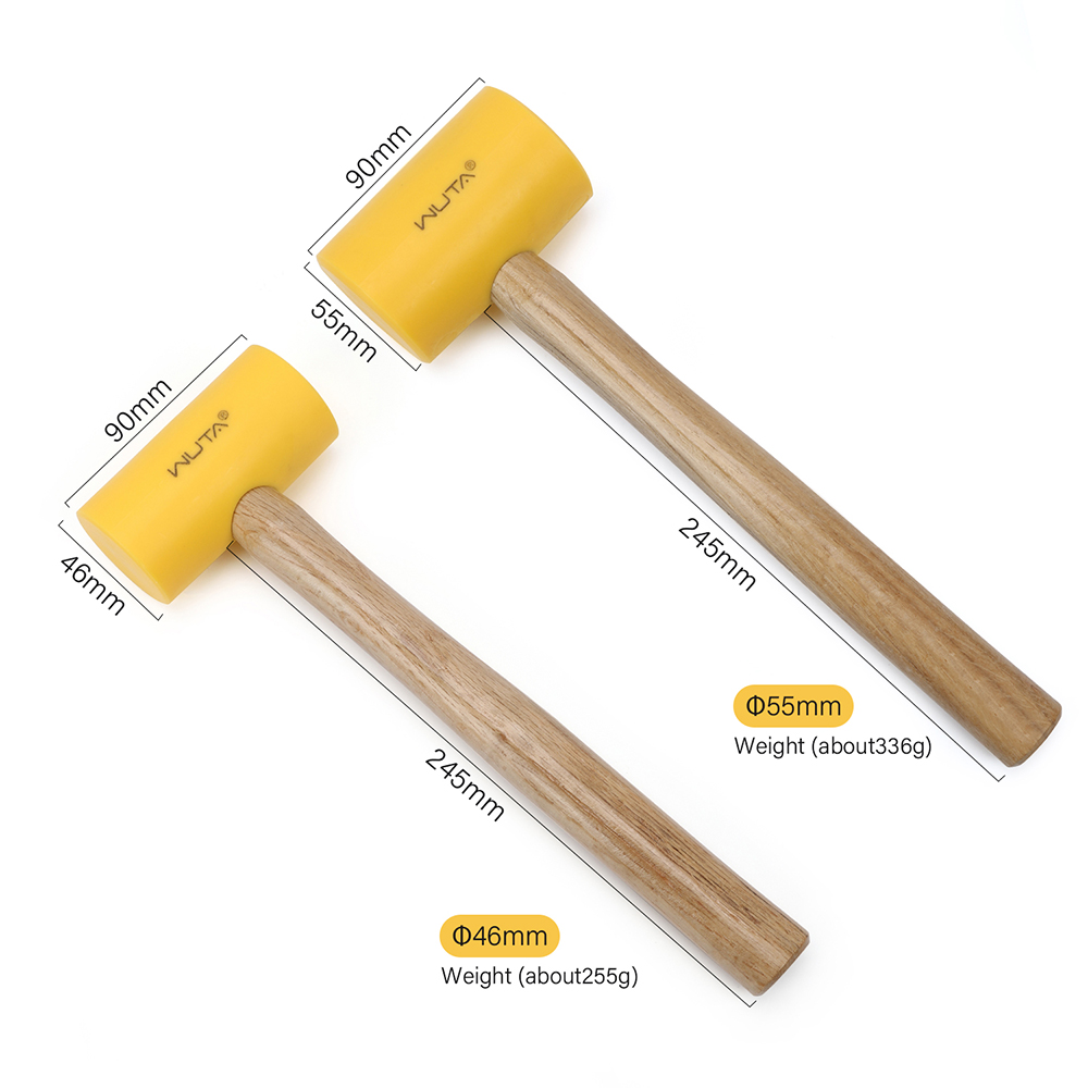 WUTA 1PC Multifunctional Leath - Leatherwork Hammer recension och pris