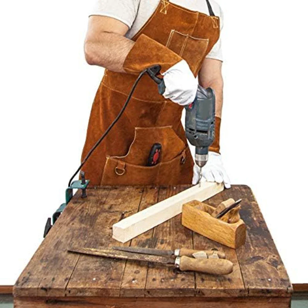 Cowhide Leather Industrial Use - Leatherwork Apron recension och pris