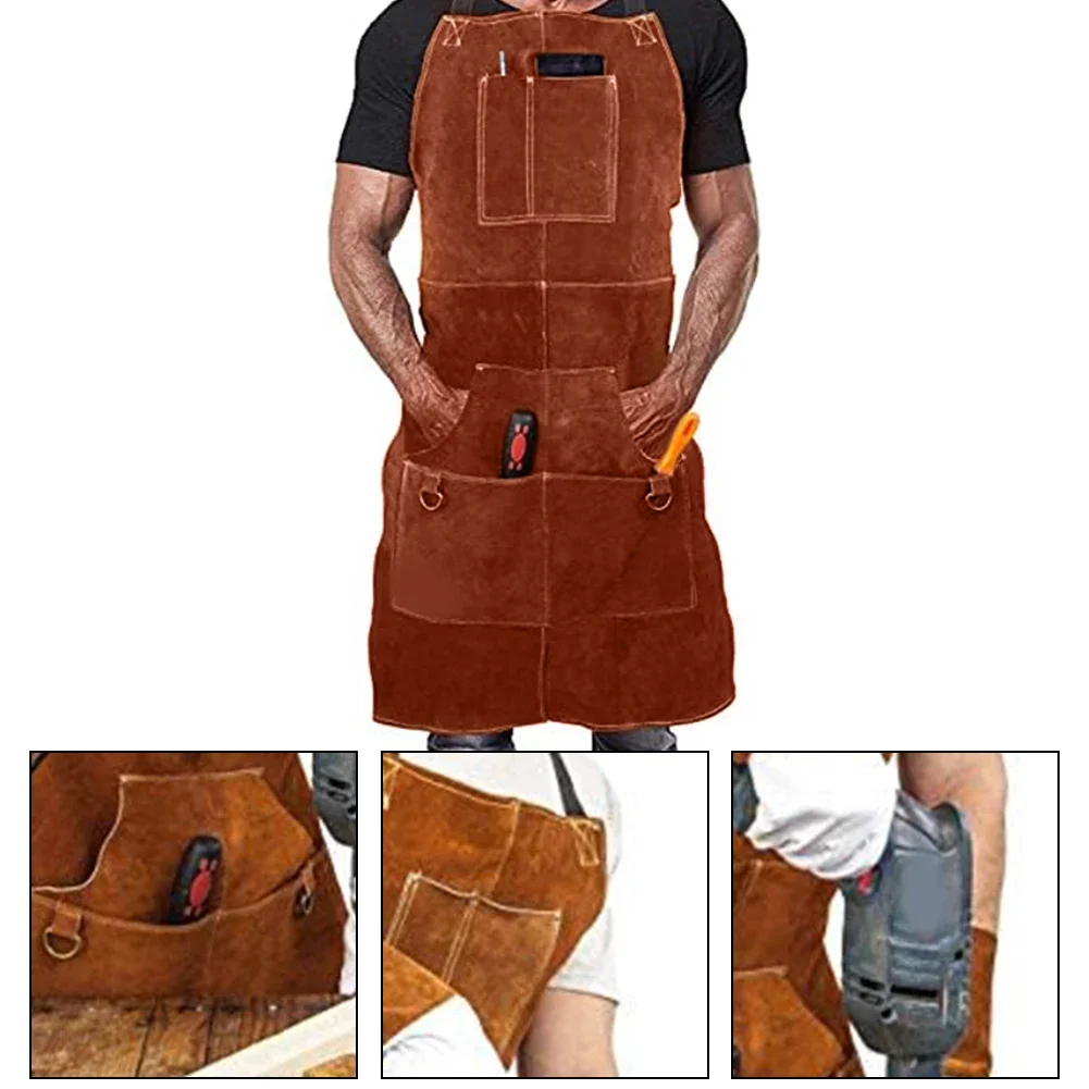 Cowhide Leather Industrial Use - Leatherwork Apron recension och pris