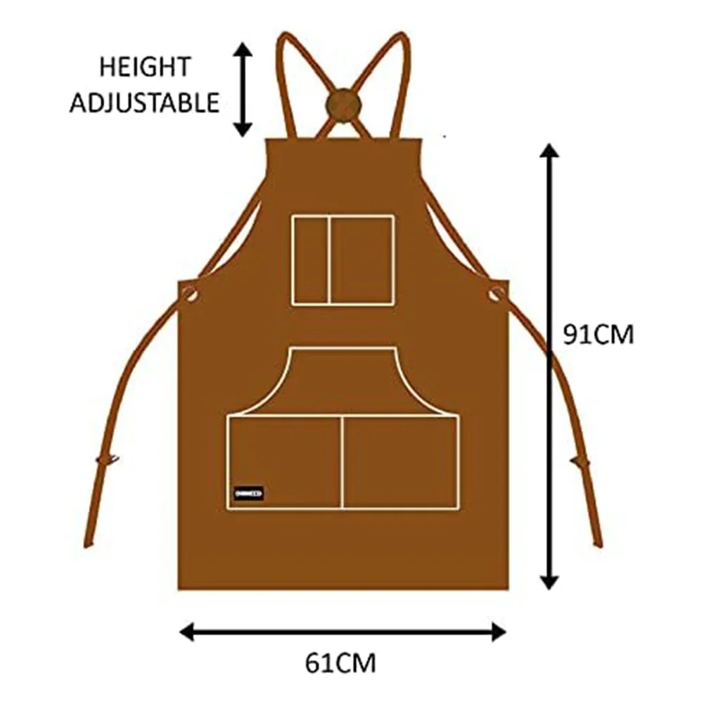 Cowhide Leather Industrial Use - Leatherwork Apron recension och pris