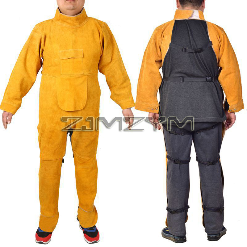Cowhide Leather Welding Suit W - Leatherwork Apron recension och pris