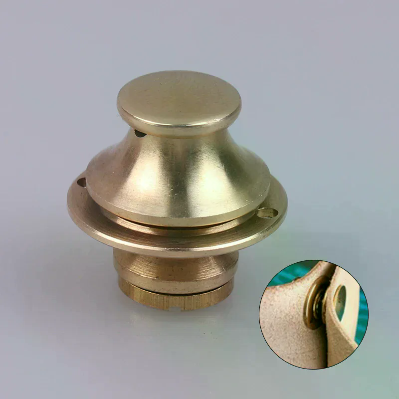 Brass Mortise Clip Buckles Loc - Leatherwork Hardware recension och pris