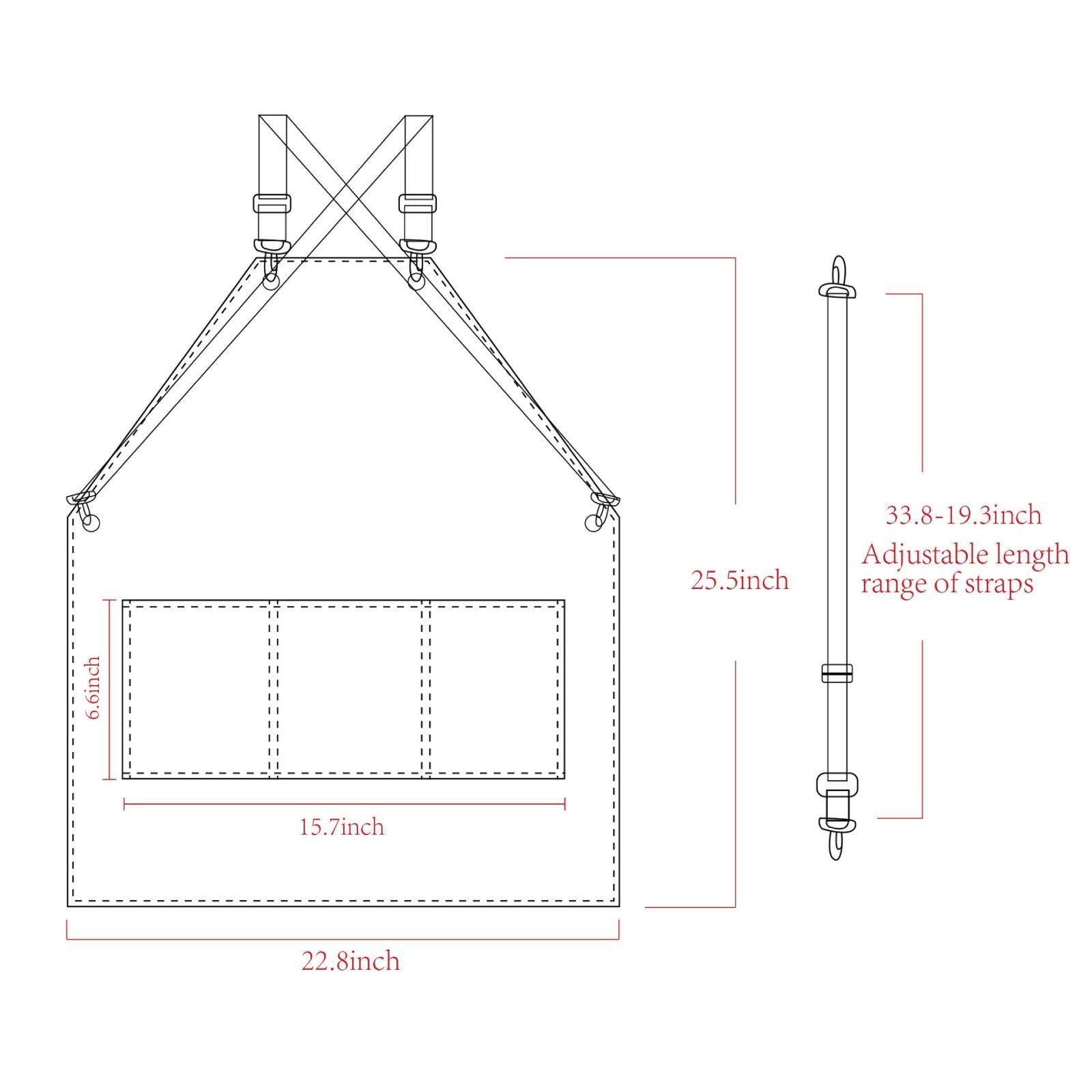 PU Leather Apron Premium Fashi - Leatherwork Apron recension och pris