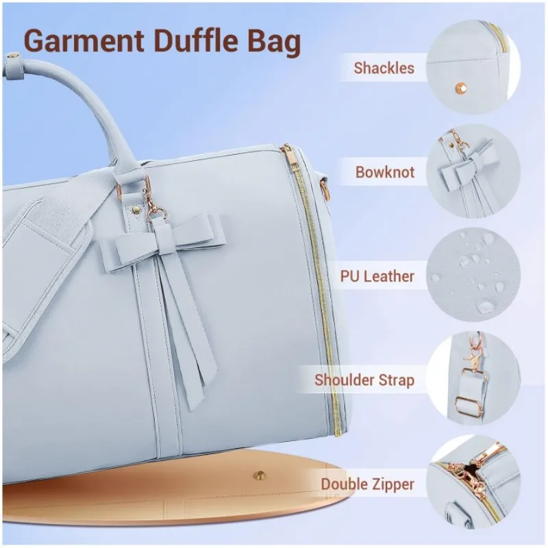 2025 New Women's Waterproof We - Leather Work Duffle Bag recension och pris